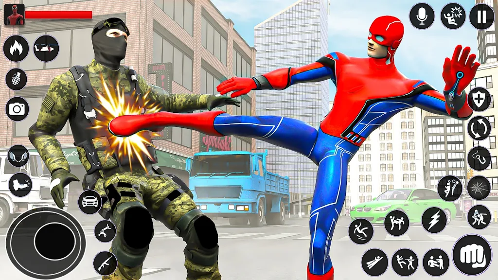 Spider Fighter Rope Hero City Screenshot 3
