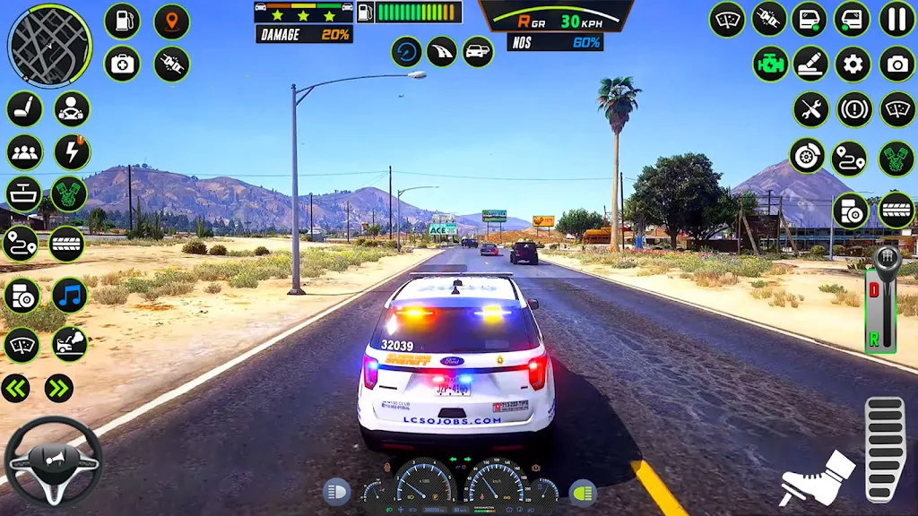 Police Car Driving Cop Sim 3D Screenshot 1