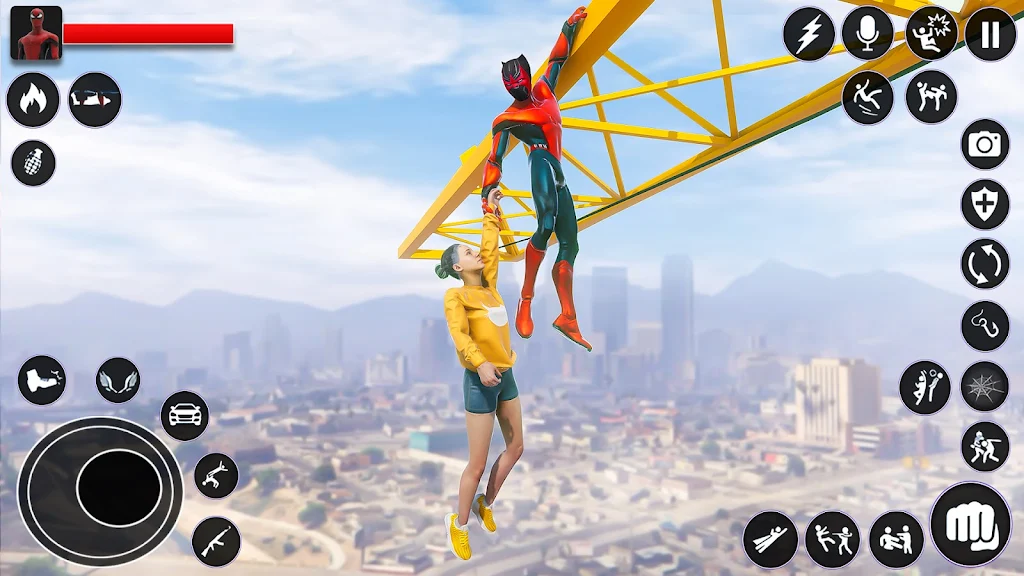 Spider Fighter Rope Hero City Screenshot 4