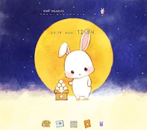 Moon Bunny +HOME Theme Screenshot 1
