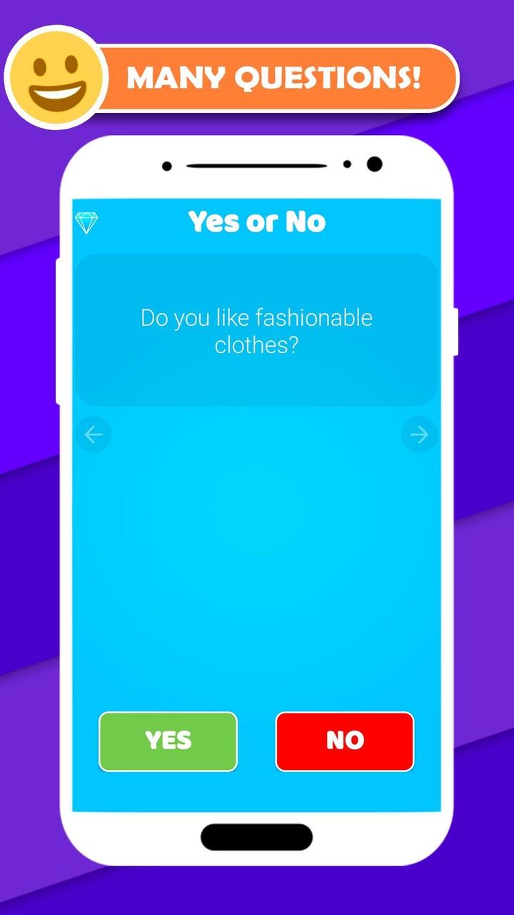 Yes or No Questions game Screenshot 2