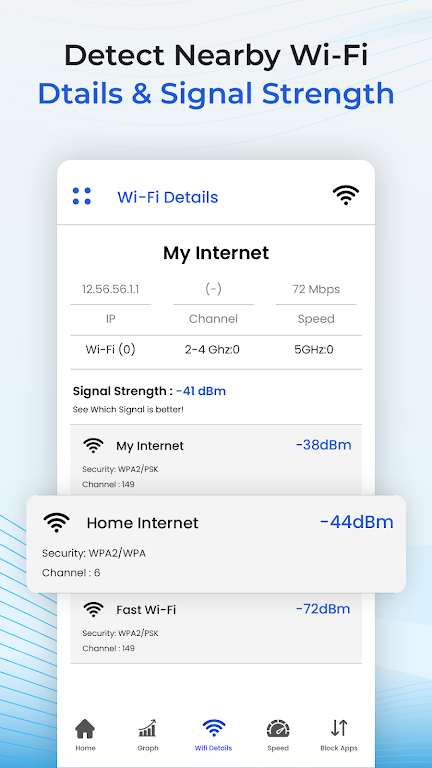 WIFI Analyzer App Screenshot 4