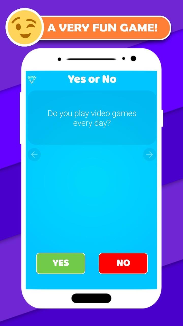 Yes or No Questions game Screenshot 1
