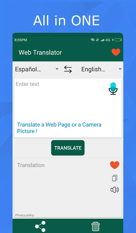 Photo Translator - Text & Web Screenshot 1