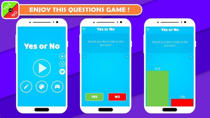 Yes or No Questions game Screenshot 5