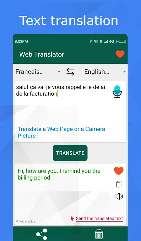 Photo Translator - Text & Web Screenshot 4