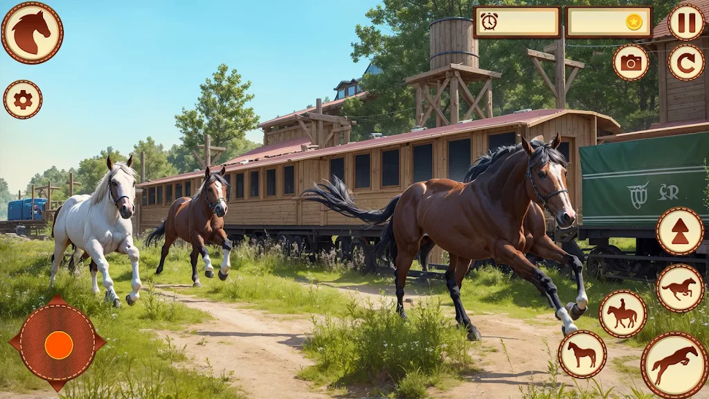 Wild Horse Family Riding Game Screenshot 2