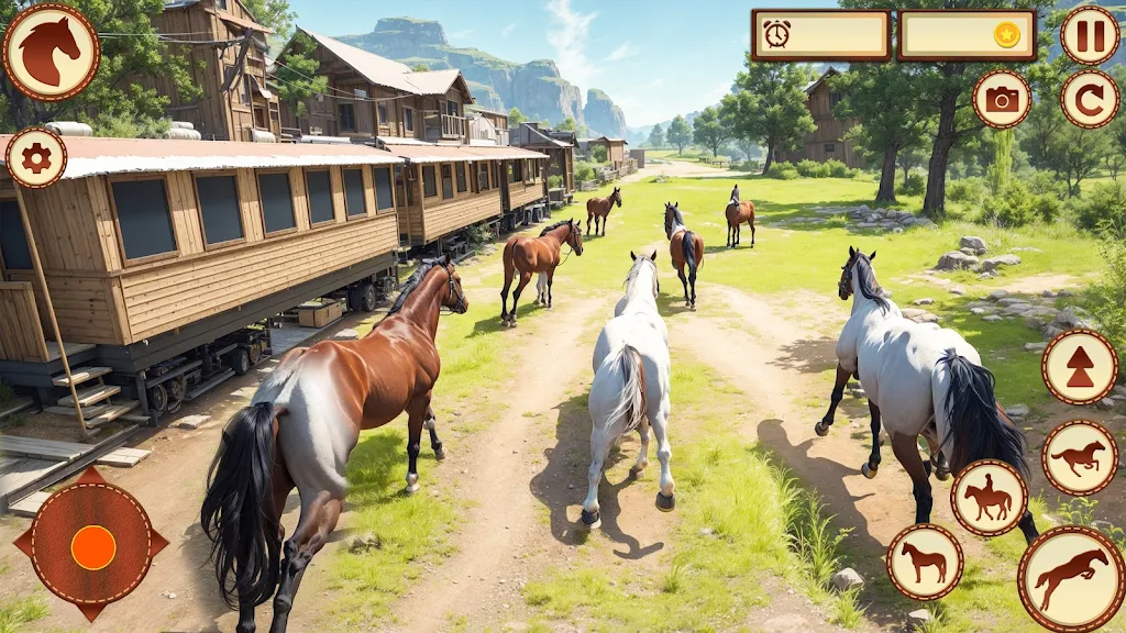 Wild Horse Family Riding Game Screenshot 3