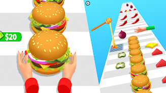 Burger Stack Run Game Screenshot 3