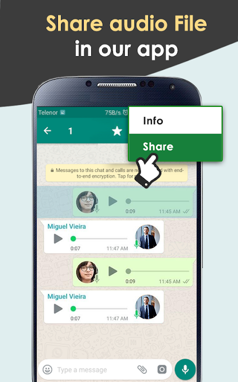 Audio to Text Converter for What's App Screenshot 2
