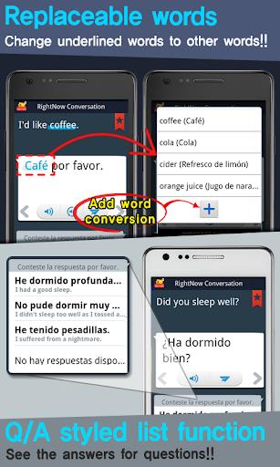 RightNow Spanish Conversation Screenshot 4