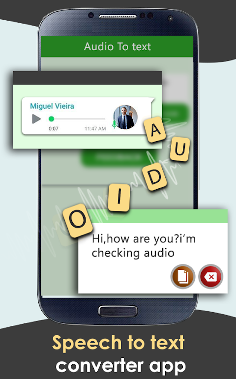 Audio to Text Converter for What's App Screenshot 1