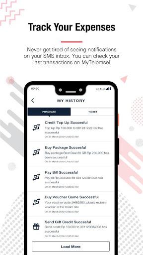MyTelkomsel - Buy Package Screenshot 106