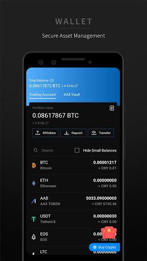 AAX-Trade Crypto, Bitcoin, ETH Screenshot 36