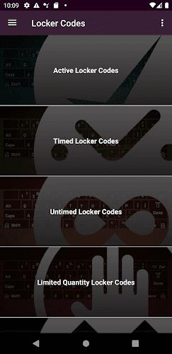 Locker Codes Screenshot 2