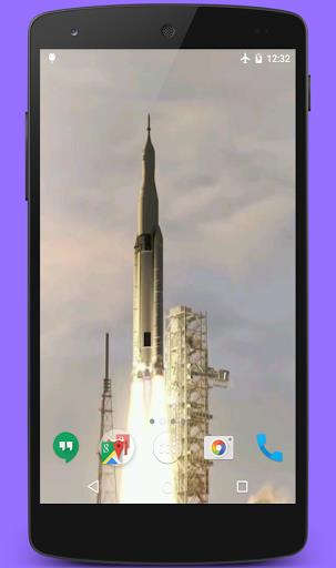 Space Rocket Video Wallpaper Screenshot 6