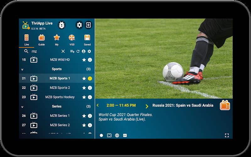 TiviApp Live IPTV Player Screenshot 15