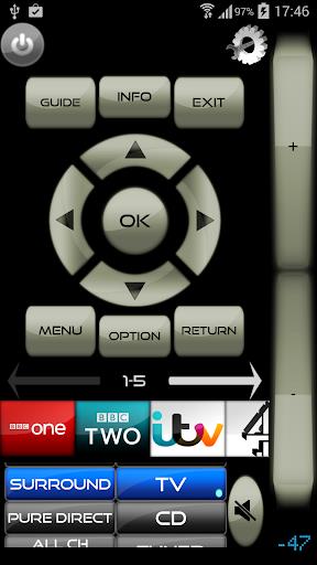 MyAV Remote for Panasonic TV+B Screenshot 1