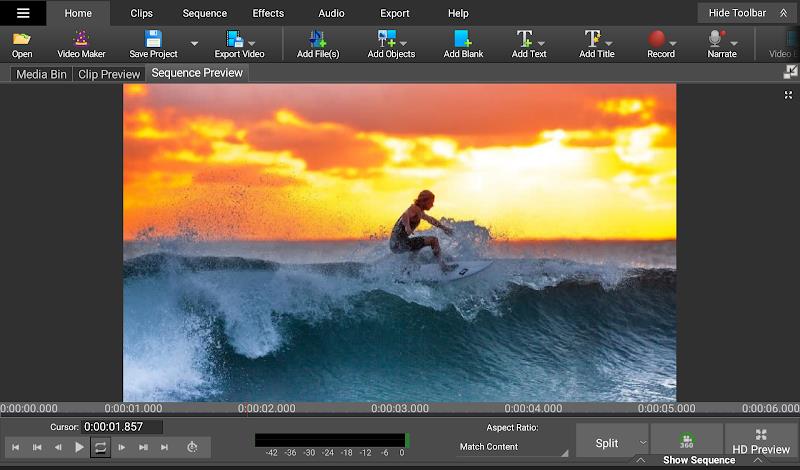 VideoPad Video Editor Screenshot 9