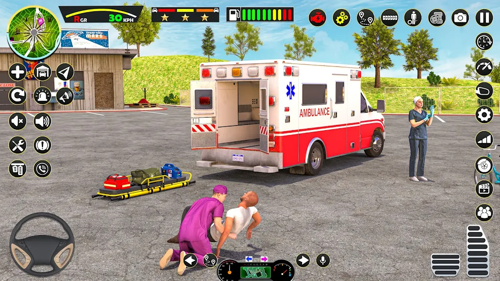 US Ambulance Driving Game 3D Screenshot 1