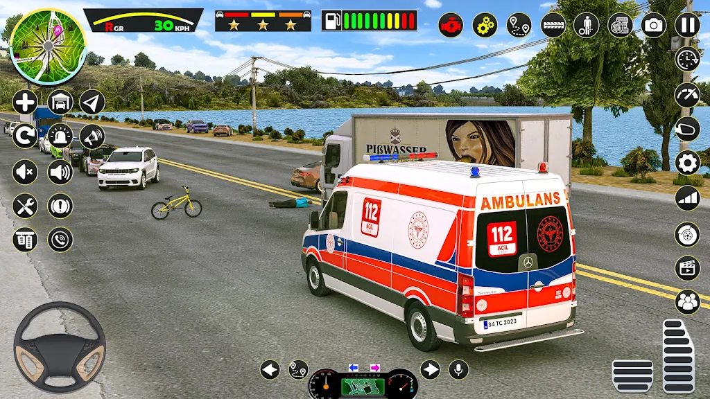 US Ambulance Driving Game 3D Screenshot 3