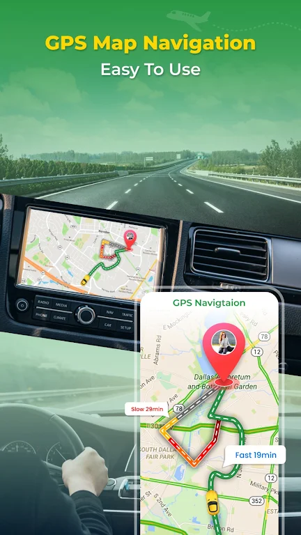 GPS Earth Map Voice Navigation Screenshot 2