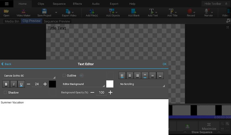 VideoPad Video Editor Screenshot 11