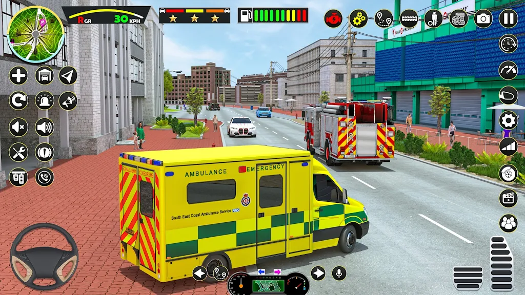 US Ambulance Driving Game 3D Screenshot 2