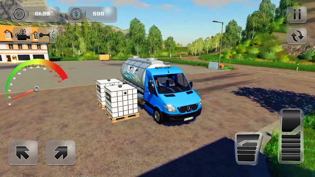Milk Van Cow Milk Delivery Sim Screenshot 2