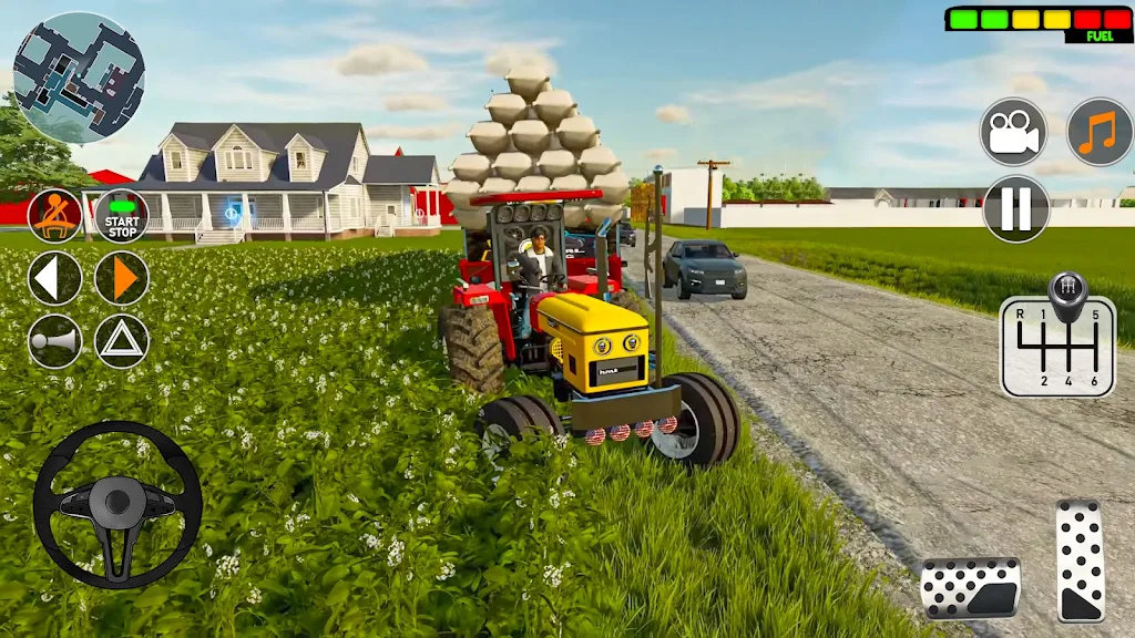 Cargo Tractor Farming Game 3D Screenshot 2