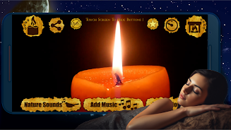 Night Light | Candle Fireplace Screenshot 1
