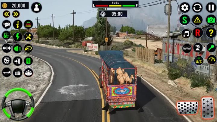 Animal Transport Truck Sim 3D Screenshot 4