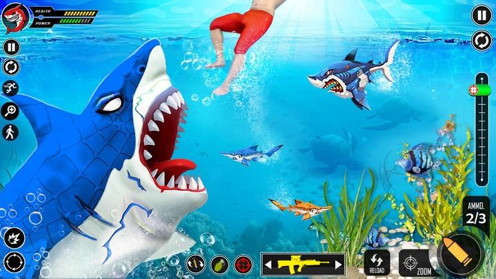 Shark Attack FPS Sniper Game Screenshot 1