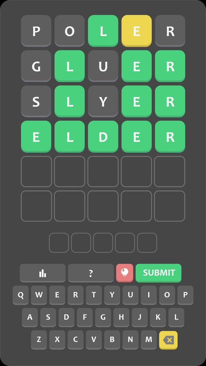 Wordsy: 5 Letter Word Game Screenshot 2