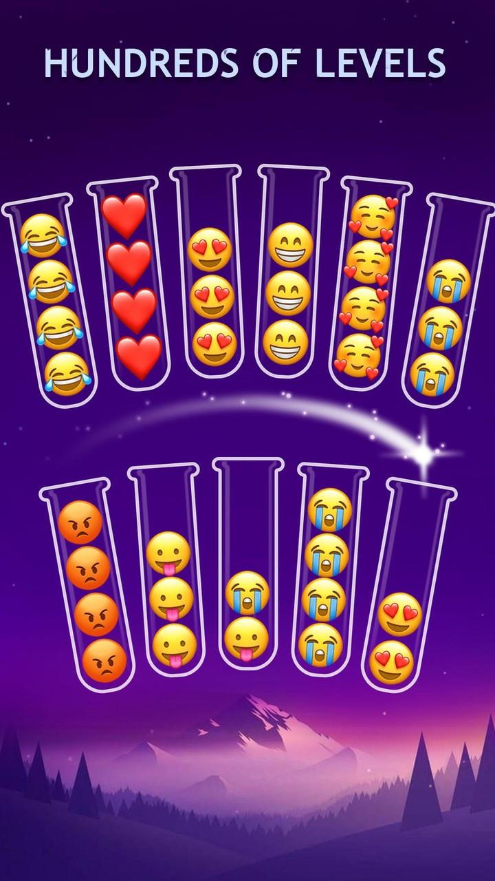 Emoji Sort - Puzzle Games Screenshot 2