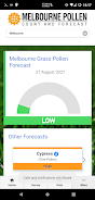 Melbourne Pollen Count Screenshot 2