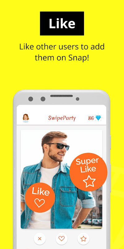 SwipeParty - find & make new snapchat friends Screenshot 2
