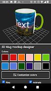 3D Mug Mockup Designer Screenshot 1