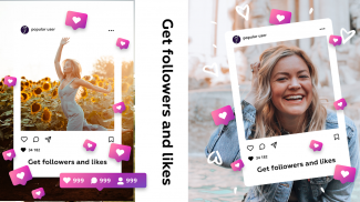 Likes and followers by popular hashtags Screenshot 1