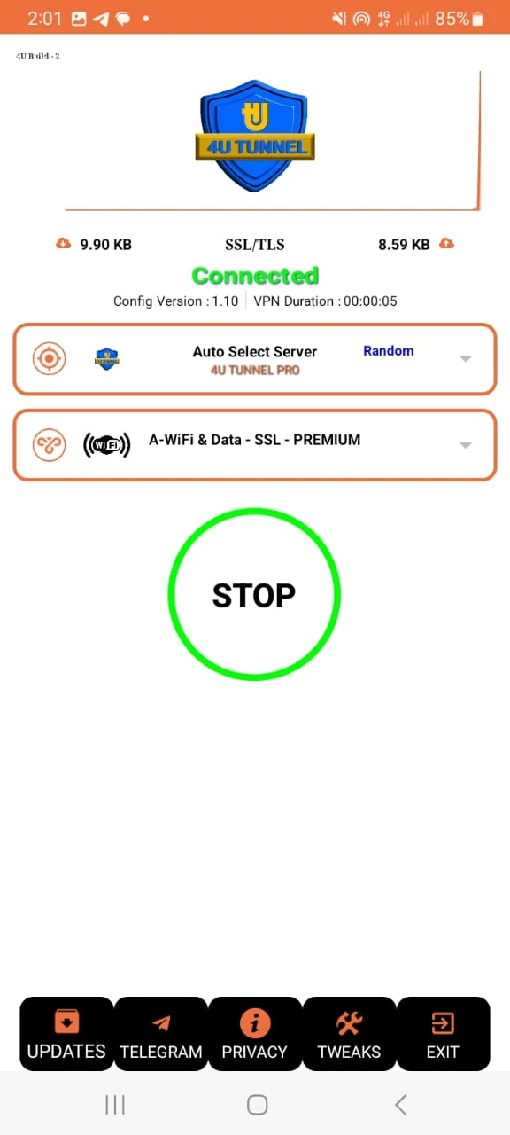 4U TUNNEL PRO - VPN Proxy Screenshot 2