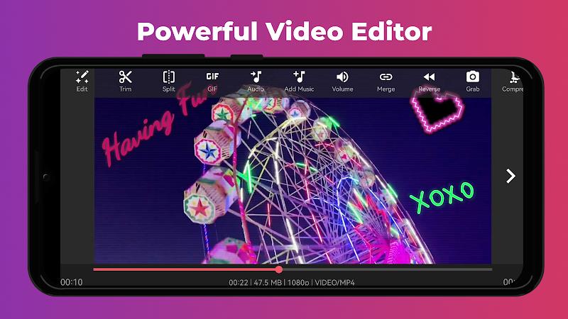 Video Editor & Maker AndroVid Screenshot 1