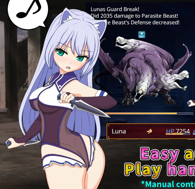 Luna in the Lewd Lost City Screenshot 1