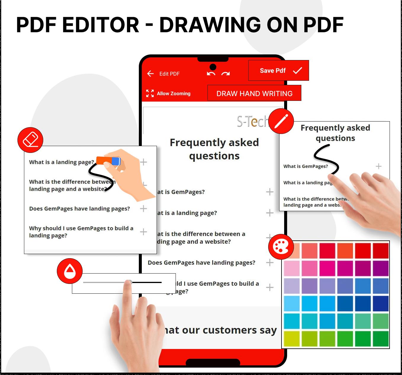 Pdf Editor - Draw on Pdf Screenshot 9