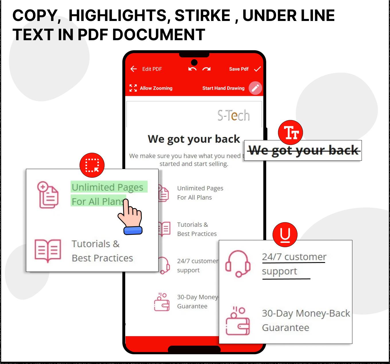 Pdf Editor - Draw on Pdf Screenshot 10