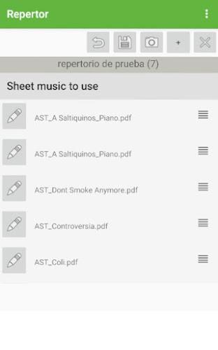 Repertor. Organize sheet music Screenshot 3