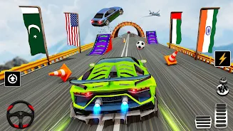 GT Car Stunt : Ramp Car Stunts Screenshot 1