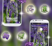 Lavender Launcher Theme Screenshot 3