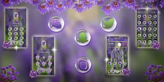 Lavender Launcher Theme Screenshot 2