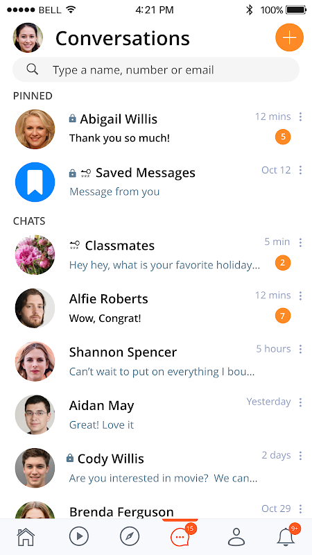 SafeChat — Secure Chat & Share Screenshot 1