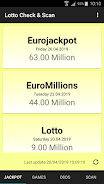 Lotto Check & Scan Screenshot 1